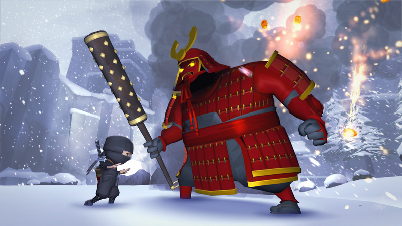 Illustration for article titled Snowbound Mini Ninja Screens